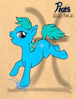 Pices, 2nd in the Series of Zodiac Ponies