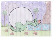 Happy Belly Stuff Green Birdo.
