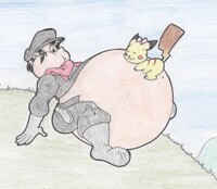 Pikachu Loves Dash Big Belly.