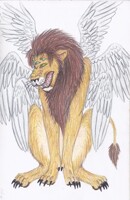 Four Beasts of the Apocalypse- Lion