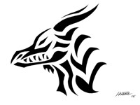 Tribal Dragon head