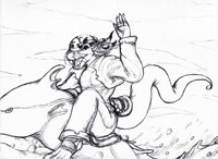 Riding the fish