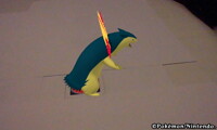 Typhlosion in action (a side)