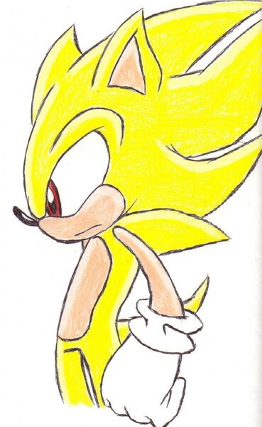 Super Sonic 2 (SS2) by matheusred456 -- Fur Affinity [dot] net
