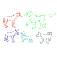 Canine Art WIP