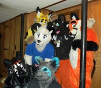 Potluck dinner group pic 2