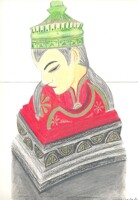 Art Project; Geisha Statue still life