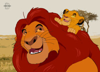 Mufasa and Simba