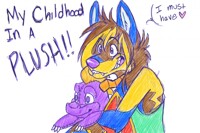 My childhood in a plush