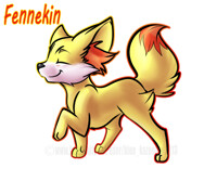 Pokemon X/Y Fire Starter Fennekin 