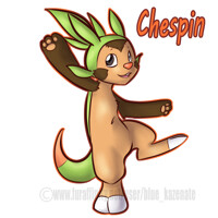 Pokemon X/Y Grass Starter Chespin