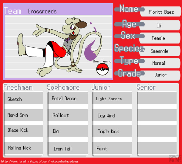 Old Moveset Chart - Nigel by Kompy -- Fur Affinity [dot] net