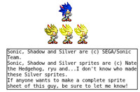 Sonic/Shadow/Silver fusion Sprite Sheet by Danny -- Fur Affinity [dot] net