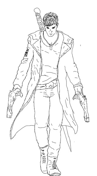 Dante from DMC (reboot) by jonfreeman -- Fur Affinity [dot] net