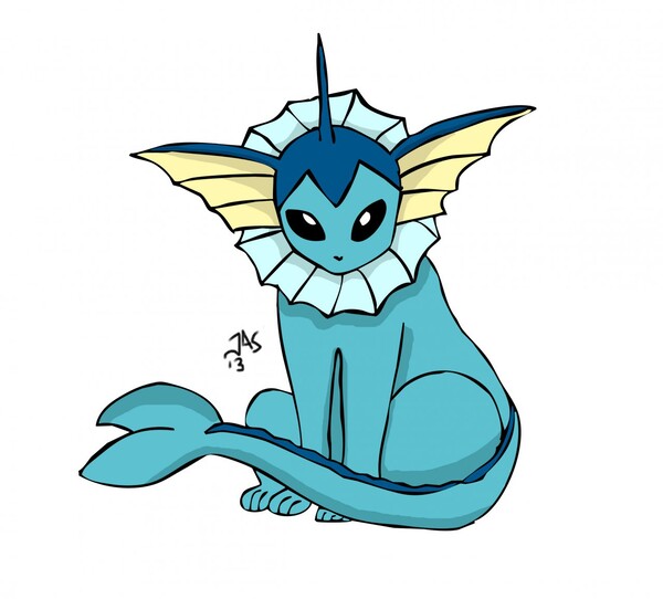 vaporeon sitting