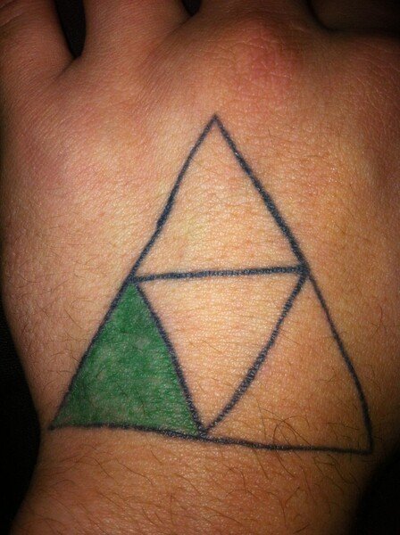 Triforce Tattoo 34 Most Beautiful Ideas Of Triangle From Legend Of Zelda