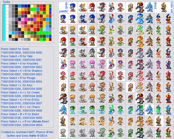 Sonic Battle  ~Game Sprite~