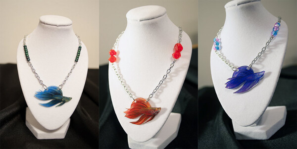 Betta Splendens Necklaces by thepatches -- Fur Affinity [dot] net