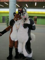 FC 2013 - SilverDaFox and Silver_R_Wolfe