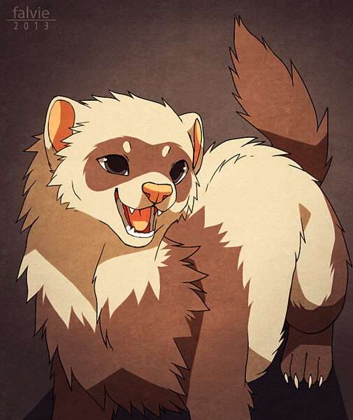 Ferret Clipart Cute Anime - Ferret Furry Base Free, HD Png Download -  kindpng