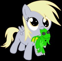 Filly Derpy With Whulu
