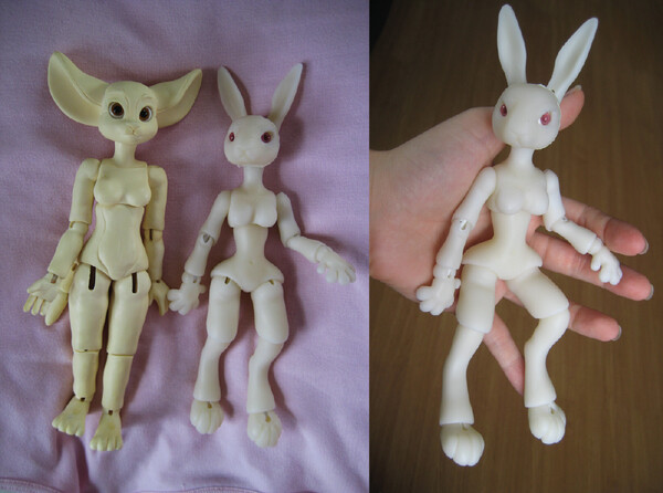 WIP BJD Rabbit 2 by vonBorowsky Fur Affinity dot net