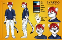 Byakko Reference Sheet(Clothed)