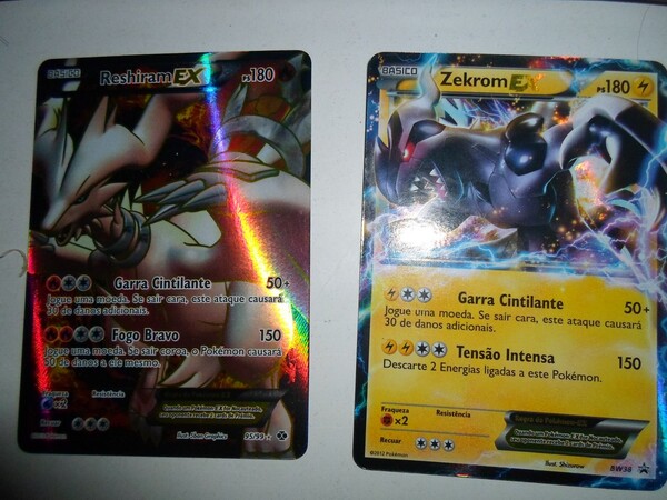 My Zekrom EX and Reshiram EX cards by AkelaLycan -- Fur Affinity [dot] net